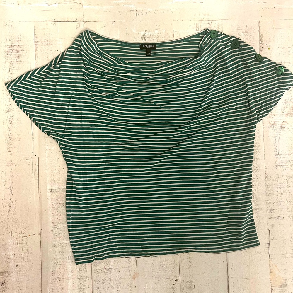 Talbots striped tee ~ MP